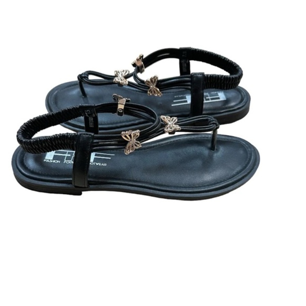 The Santorini Catwalk Design Sandal Black Size 8